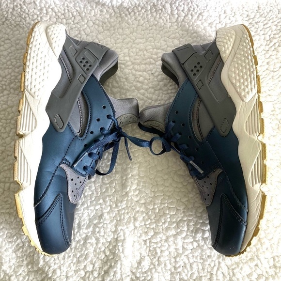 Nike Air Huarache Run Prm Txt Cool Grey Sneakers - Picture 4 of 9